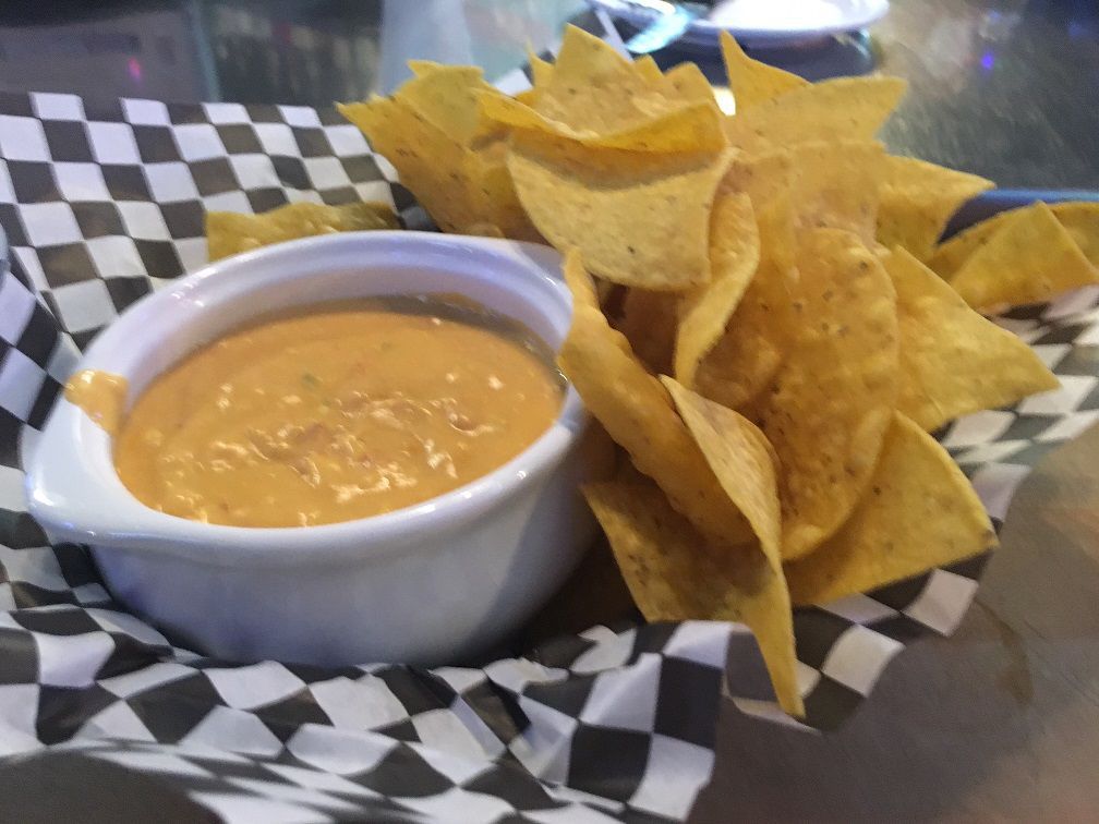 Queso and chips